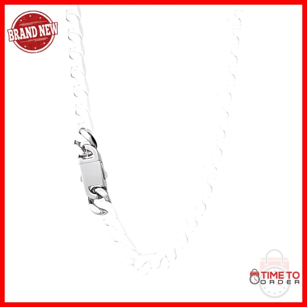 12mm Cuban Link Chain Stainless Steel Ceramic Hip Hop Necklace